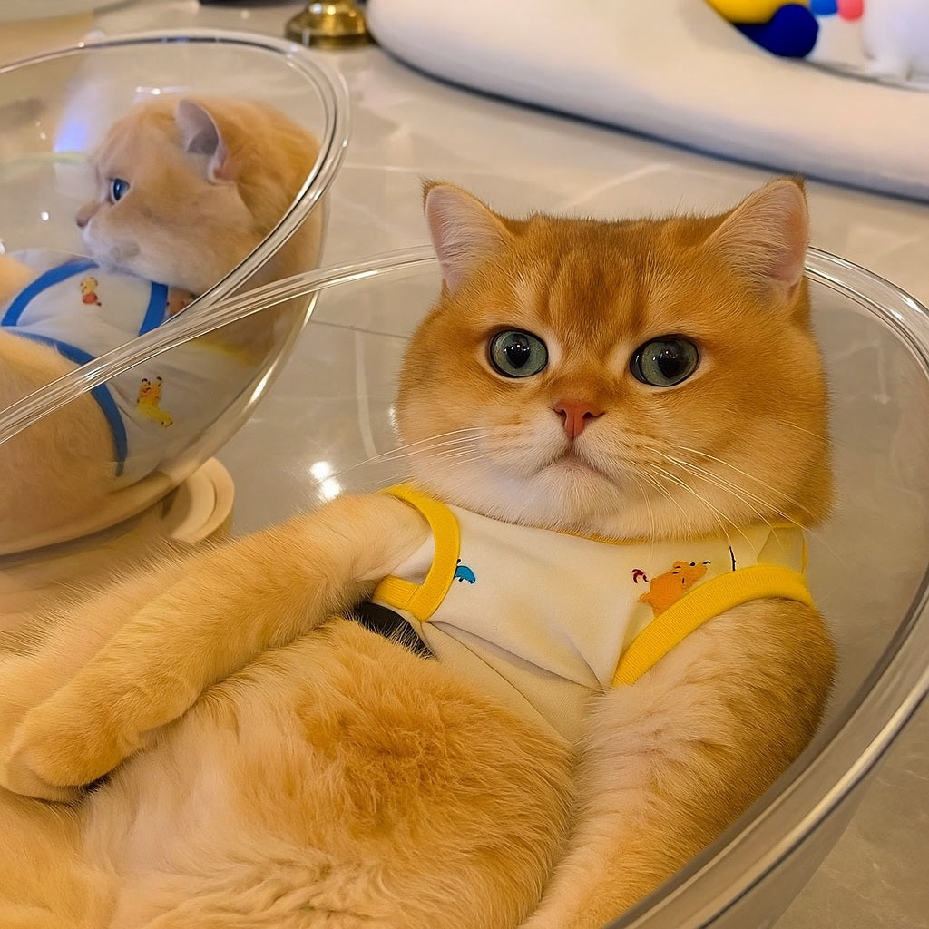 ClearView Cat Capsule – Sleep & Play in One