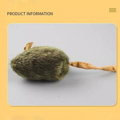 Interactive Mouse Toy – Touch-Activated with Realistic Squeak