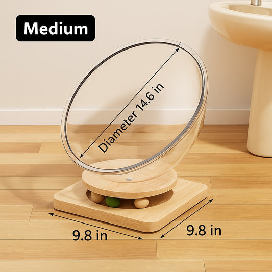 ClearView Cat Capsule – Sleep & Play in One