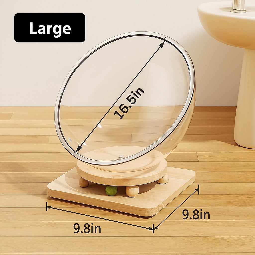 ClearView Cat Capsule – Sleep & Play in One